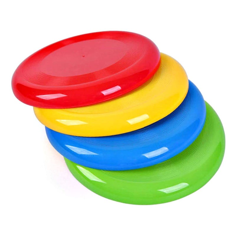 Agreatca 8 Pack 8 inch Flying Discs Flying Saucer Flyer Disks Backyard Games, Fun Summer Outdoor Activity Game for Camping - Birthday Party Favors